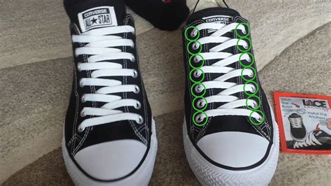 how to lace a converse shoe